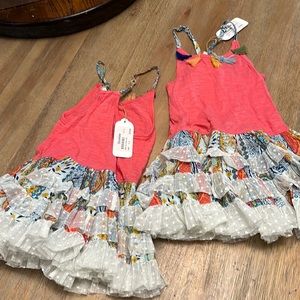 Fiesta dress 2T and 4T avail. Tags on
